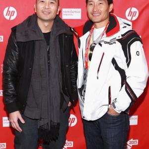 Daniel Dae Kim and Evan Leong at event of Linsanity (2013)