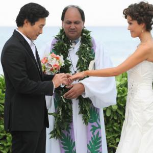 Still of Reiko Aylesworth and Daniel Dae Kim in Hawaii Five0 2010