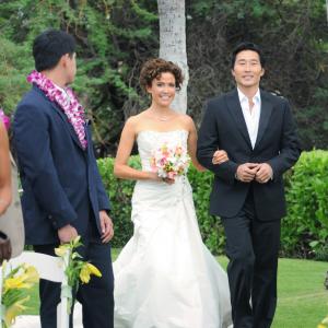 Still of Reiko Aylesworth and Daniel Dae Kim in Hawaii Five-0 (2010)