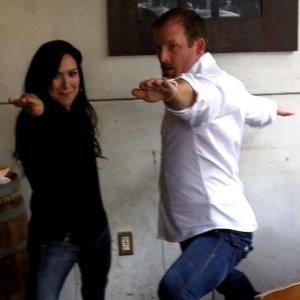 Nadia Dajani and Ryan Dempster from an episode of Caught Off Base With Nadia.