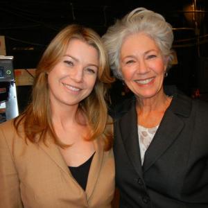 With Ellen Pompeo on Greys Anatomy