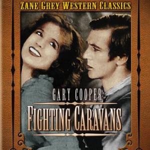 Gary Cooper and Lili Damita in Fighting Caravans 1931