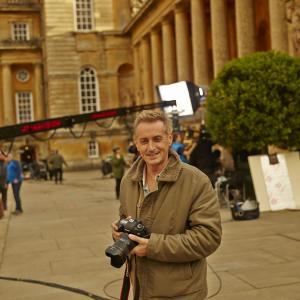 Nick on location at Blenheim Palace, Oxfordshire, UK on The Royals