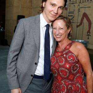 Paul Dano and Claudia Lewis at event of Rube Sparks 2012