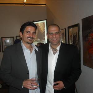 Ammar Daraiseh with ActorProducer Michael Desante at the Royal Jordan Film Comission Event