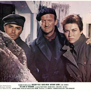 Still of David Niven James Darren Anthony Quayle and Gia Scala in The Guns of Navarone 1961