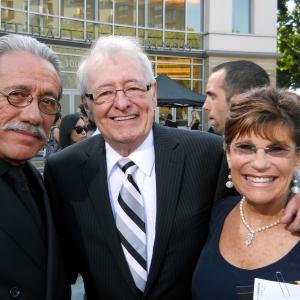 Edward James Olmos Henry Darrow and Henrys wife Lauren Levian on the red carpet at the 2012 ALMA Awards