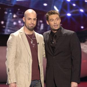 Chris Daughtry and Ryan Seacrest at event of American Idol: The Search for a Superstar (2002)