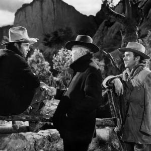 Still of Henry Fonda Harry Davenport and Harry Morgan in The OxBow Incident 1943