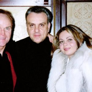 BJ Davis with Julia Davis and Vincent Curatola