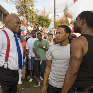 Still of Keith David Shad Moss and Gbenga Akinnagbe in Lottery Ticket 2010