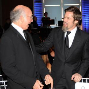 Brad Pitt and Larry David