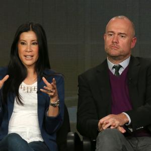 Lisa Ling and Michael Davies at event of The Job 2013
