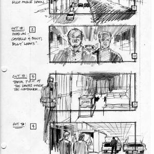 The Departed storyboard Sc194 p3 by John F Davis for Dir Martin Scorsese