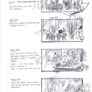 The Great Gatsby storyboard Sc 11 p1 by John F Davis