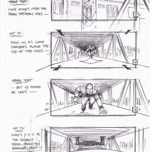 Safe Manhattan Bridge scene with Jason Statham as Luke Storyboard by John F Davis