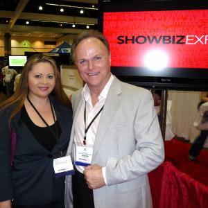 Screenwriter/Investigative Reporter Julia Davis and Producer/Director BJ Davis at the Showbiz Expo