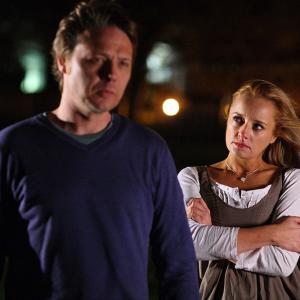 Still of Shaun Dooley and Lucy Davis in 'Married Single Other'