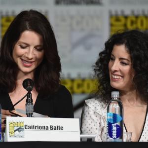 Maril Davis and Caitriona Balfe at event of Outlander 2014