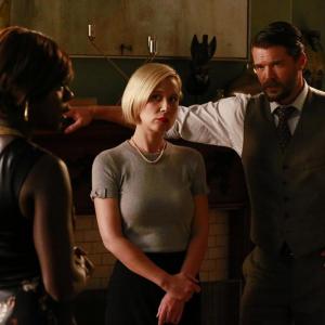 Still of Viola Davis Charlie Weber and Liza Weil in How to Get Away with Murder 2014