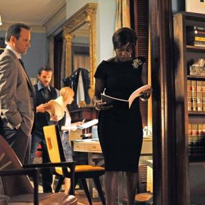 Still of Viola Davis and Tom Verica in How to Get Away with Murder 2014