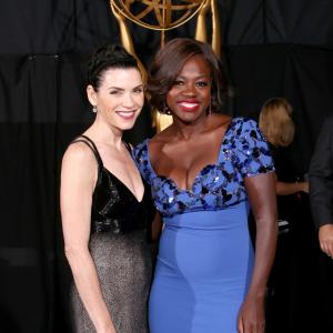 Julianna Margulies and Viola Davis at event of The 66th Primetime Emmy Awards (2014)