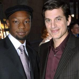 ANDY DAVOLI and NELSAN ELLIS at the WARM SPRINGS Premiere