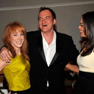 Quentin Tarantino Kathy Griffin and Rosario Dawson