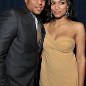 Rosario Dawson and Michael Ealy at event of Septynios sielos 2008