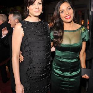 Rosario Dawson and Michelle Monaghan at event of Eagle Eye 2008
