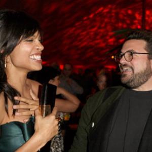 Kevin Smith and Rosario Dawson at event of Grindhouse (2007)