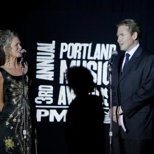 Presenting at Portland Music Awards