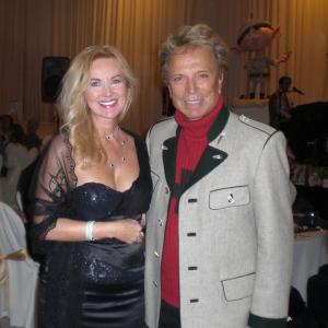Beatrice de Borg magician Sigfried at Christmas Gala of Sigfried and Roy