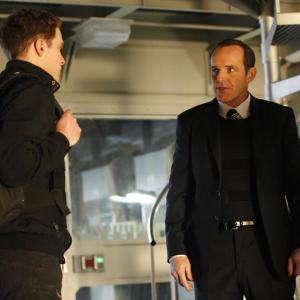 Still of Clark Gregg and Iain De Caestecker in Agents of S.H.I.E.L.D. (2013)