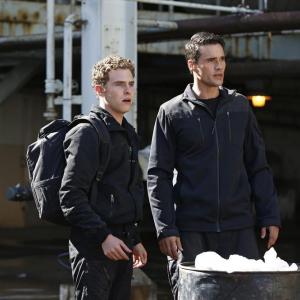 Still of Iain De Caestecker and Brett Dalton in Agents of S.H.I.E.L.D. (2013)