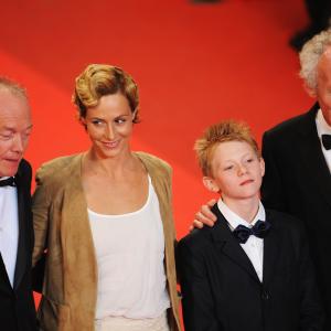 Jean-Pierre Dardenne, Luc Dardenne, Cécile De France and Thomas Doret