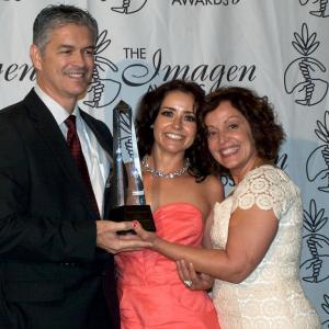 Alejandro de Hoyos Ruth Livier and Marlene Forte of YLSE at Imagen Awards 2010