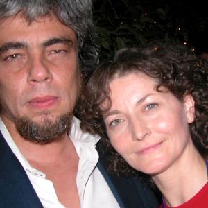 Benicio del Toro and Azucena de la Fuente