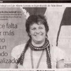 Full page interview El Nacional newspaper
