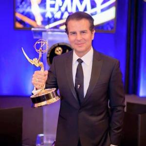 UNIVERSAL CITY, CA - APRIL 24: Actor Vincent De Paul attends and wins at the 42nd Annual Daytime Creative Emmy Awards at Universal Hilton on April 24, 2015 in Universal City, California. (Photo by Greg Doherty)