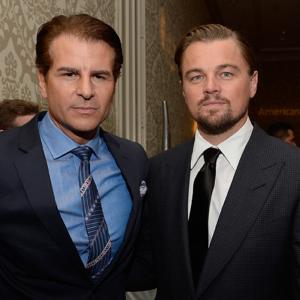 Actors, Vincent De Paul & Leonardo Di Caprio arrives at BAFTA LA 2014 Awards Season Tea Party at the Four Seasons Hotel, Beverly Hills, California.(2014)