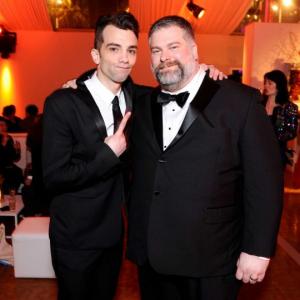 Jay Baruchel and Dean DeBlois at the How To Train Your Dragon 2 world premiere Cannes Film Festival 2014