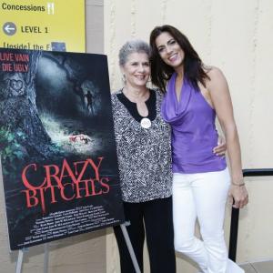 Cathy DeBuono with her mom, Lynn at the LA premiere of 
