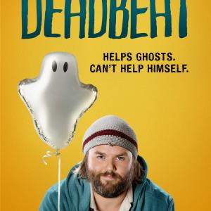 Cat Deeley, Tyler Labine, Brandon T. Jackson and Lucy DeVito in Deadbeat (2014)