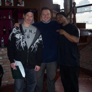 Entertainment Attorney Mark Becker Tony DeGuide and Hip House Recording Artist Fast Eddie