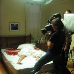 On the set of Faith (2010). Director: Erik Pagan