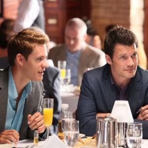 The Thatcher brothers (Bryce Johnson, left, and Mark Deklin, right) are in for a surprise in the series premiere of 