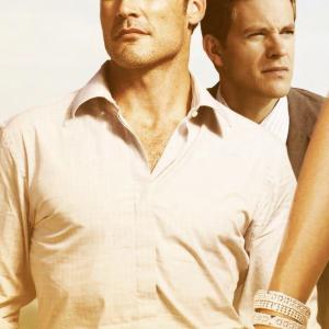 Mark Deklin (l) and Bryce Johnson (r) as the Thatcher brothers in 