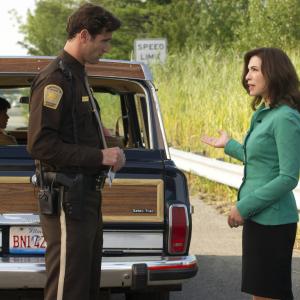 Still of Julianna Margulies and Matthew Del Negro in The Good Wife (2009)