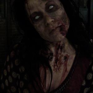 Zombie makeup from season 2 of Bite Me series